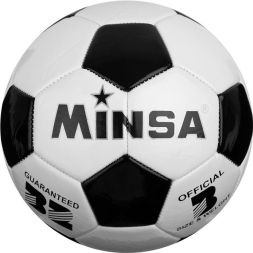 Мяч футбольный MINSA, PVC, машинная сшивка, 32 панели, р. 3