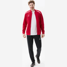 Олимпийка JOGEL DIVISION PerFormDRY Pre-match Knit Jacket, красный