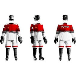 Хоккейное джерси ЭКИПО - Красно-белые