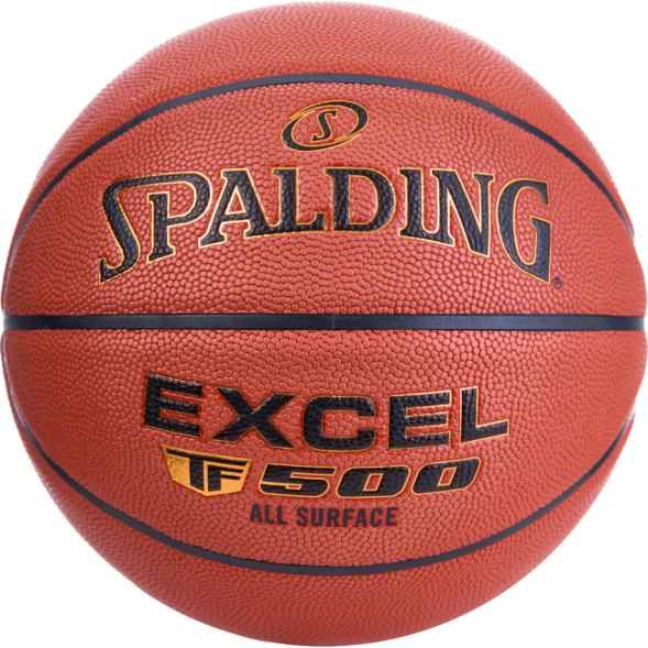 Мяч баск. SPALDING TF-500 Excel In/Out р.5, 76799z, композит, коричнево-черный