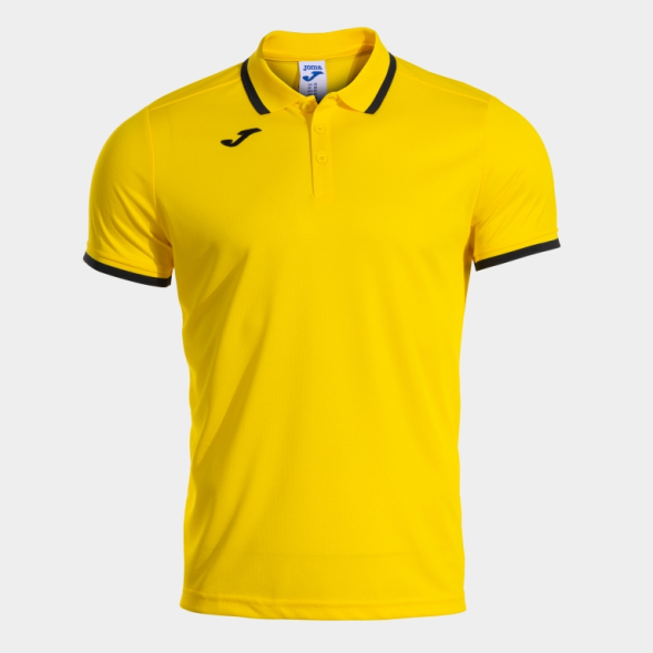POLO MANGA CORTA COMBI PREMIUM AMARILLO NEGRO