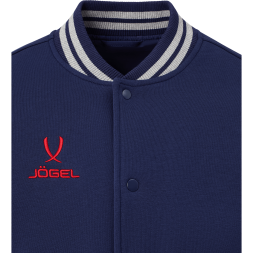 Бомбер JÖGEL ESSENTIAL Fleece Bomber, темно-синий/серый меланж