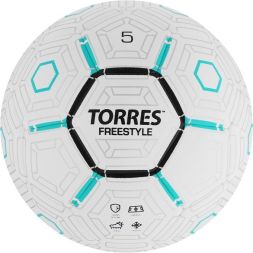 Мяч футбольный TORRES Freestyle, PU, термосшивка, 32 панели, р. 5