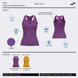 CAMISETA TIRANTES R-NATURE VIOLETA