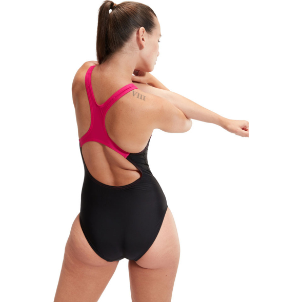 Купальник SPEEDO Medley Logo, 8-1347417215, размер 32, российский размер 44, полиамид, нейлон, эластан