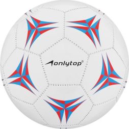 Мяч футбольный ONLYTOP, PVC, машинная сшивка, 32 панели, р. 5