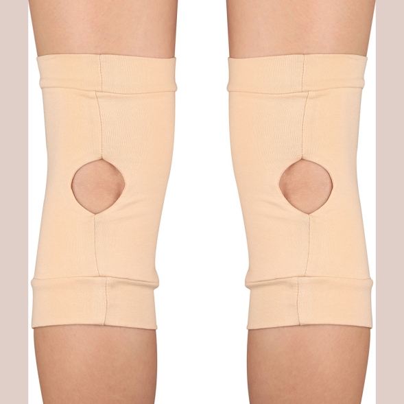 Наколенники для гимнастики и танцев INDIGO SM-113-B, р. L, бежевый