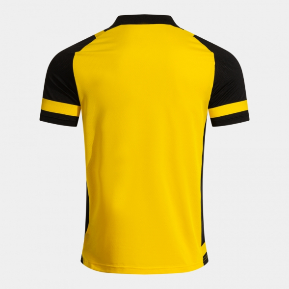 POLO MANGA CORTA LIDER AMARILLO NEGRO