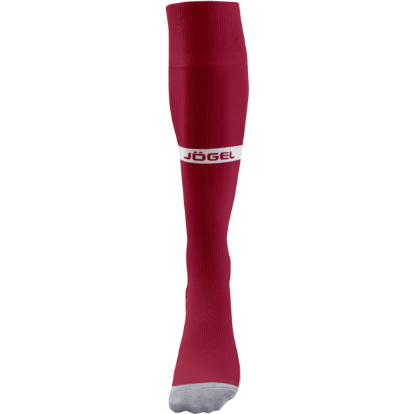 Гетры футбольные JOGEL CAMP ADVANCED SOCKS, гранатовый/белый