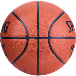 Мяч баск. SPALDING TF-250 React 76968z, р.6, FIBA Approved, композит. кожа (ПУ), коричнево-черный