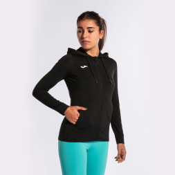 CHAQUETA CON CAPUCHA SCULPTURE II NEGRO