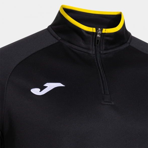 SUDADERA COMBI PREMIUM NEGRO AMARILLO