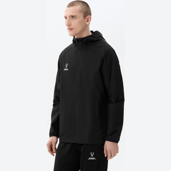 Куртка ветрозащитная JOGEL CAMP Rain Jacket, черный