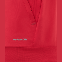 Джемпер тренировочный на молнии JOGEL PREMIER PerFormDRY Training FZ Jacket, красный