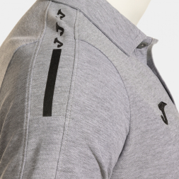 POLO MANGA CORTA OLIMPIADA GRIS MELANGE