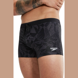 Плавки SPEEDO Valmilton Alov asht, 8-00303115749, р.32 российский размер 48, нейлон, эластан, черно-серый