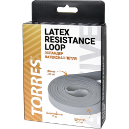 Эспандер латексная петля TORRES AL0046, размер 208 см, сопротивление 15 кг
