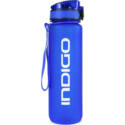 Бутылка для воды INDIGO Irtysh IN375-B, 1000 мл, тритан, бирюзовый