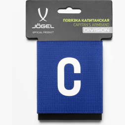 Повязка капитанская JOGEL DIVISION Armband, синий/белый