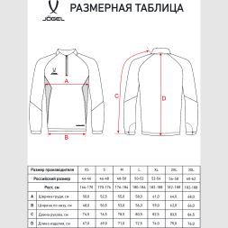 Джемпер тренировочный JOGEL PREMIER PerFormDRY Training 1/4 Zip Top, темно-синий