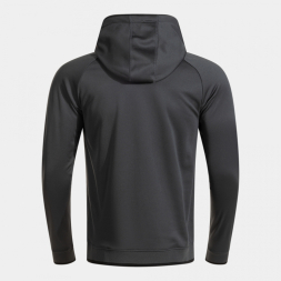 SUDADERA CON CAPUCHA COMBI PREMIUM ANTRACITA NEGRO