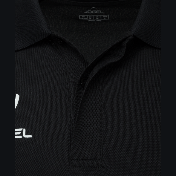 Поло JOGEL CAMP 2 Poly Polo, черный