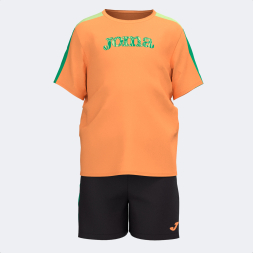 SET KIDS CAMP NARANJA NEGRO