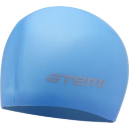 Шапочка для плавания Atemi, силикон,детская, голубая, SC303