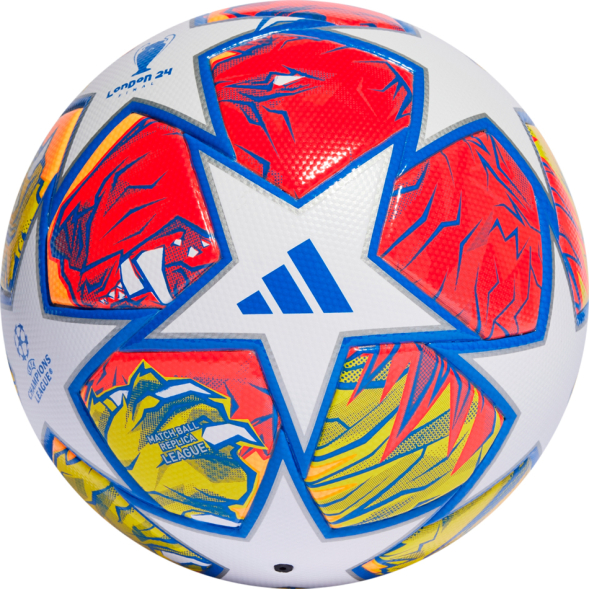 Мяч футб. ADIDAS UCL League IN9334, р.4, ТПУ, 32 панели, термосшивка, бело-мультиколор