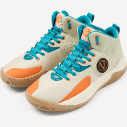 Кроссовки баскетбольные JOGEL Launch 2.0 MID, бежевый/оранжевый