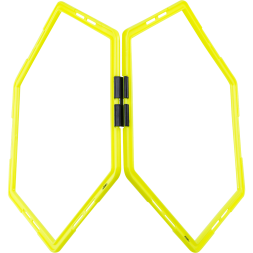 Набор шестиугольных напольных обручей JOGEL Agility Hoops JA-216, 6 шт.