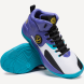 Кроссовки баскетбольные JOGEL Launch 2.0 MID, белый/фиолетовый/голубой