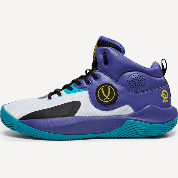 Кроссовки баскетбольные JOGEL Launch 2.0 MID, белый/фиолетовый/голубой