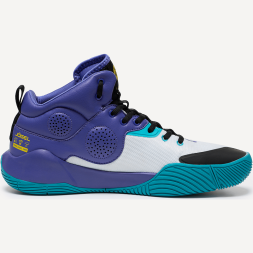 Кроссовки баскетбольные JOGEL Launch 2.0 MID, белый/фиолетовый/голубой