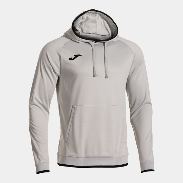 SUDADERA CON CAPUCHA COMBI PREMIUM GRIS MEDIO