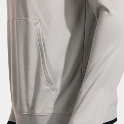 SUDADERA CON CAPUCHA COMBI PREMIUM GRIS MEDIO