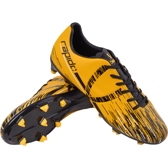 БЕЗ УПАКОВКИ Бутсы футбольные JOGEL Rapido FG Yellow/black