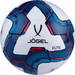 Мяч футбольный JOGEL Elite №4, белый/синий/красный