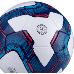 Мяч футбольный JOGEL Elite №4, белый/синий/красный