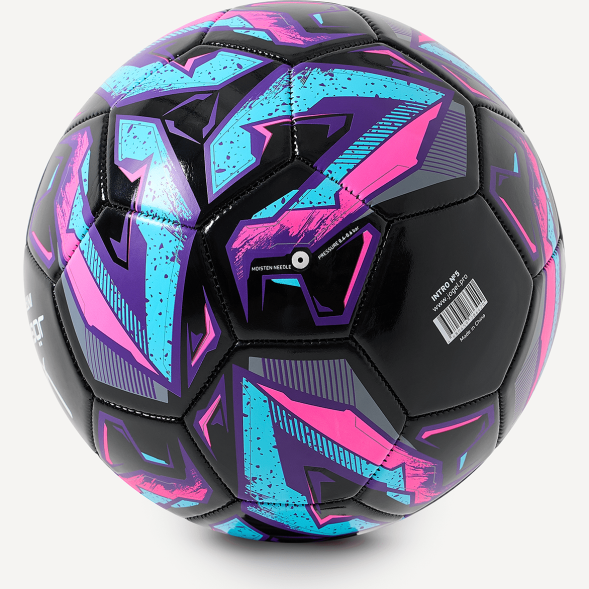 Мяч футбольный JOGEL Intro №5, черный