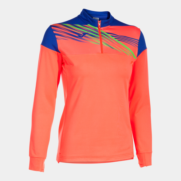 SUDADERA ELITE X CORAL FLUOR ROYAL