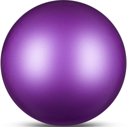 Мяч для художественной гимнастики  INDIGO IN367-BL, диаметр 17см., синий металлик