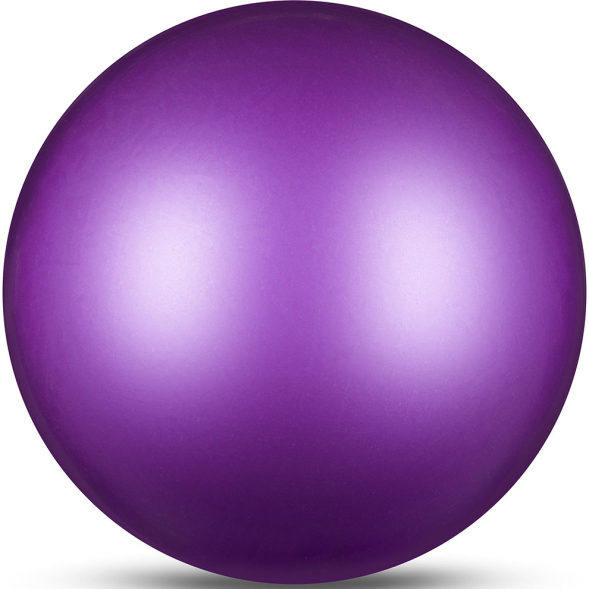 Мяч для художественной гимнастики  INDIGO IN367-BL, диаметр 17см., синий металлик