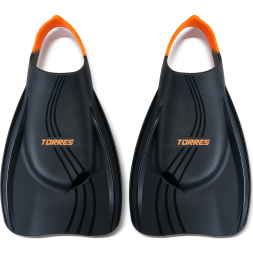 Ласты для бассейна профессиональные TORRES X1, SWF042403BL, р. EU 40-41 (M), черно-оранжевый