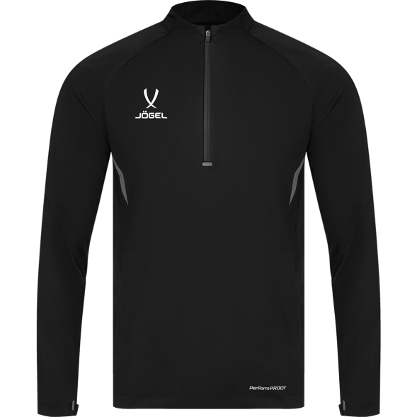 Джемпер ветрозащитный JOGEL PREMIER PerFormPROOF 1/4 Zip Wind Top, черный