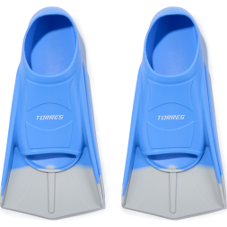 Ласты для бассейна TORRES F01, SWF012401BK, р. EU 27-29 (XXS), черно-серый