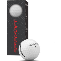 Мяч для гольфа TaylorMade SpeedSoft White,  N2747001, 3 шт в упаковке