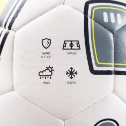 Мяч футб. TORRES BM 300, F323653, р.3, 32 пан.,ТПУ,2 подк. слой, маш. сш., бело-серо-желтый