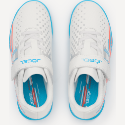 Бутсы зальные JÖGEL Evofly IN Talant White/blue, детский