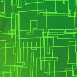 Футболка с коротким рукавом ELITE VIII Черный-зеленый